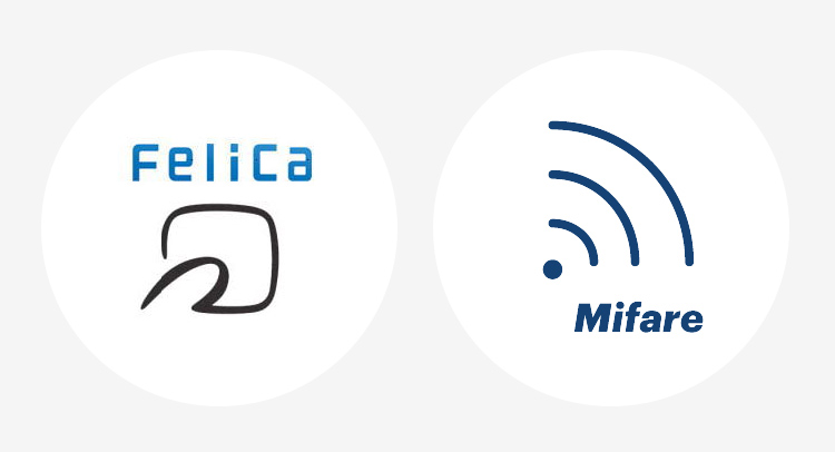 ICカードは「FeliCa」「MIFARE」に対応しており、データの取り込み範囲も指定可能なので既存の社員証や学生証が使用可能。